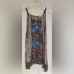 Monteau Patterned Tank Top